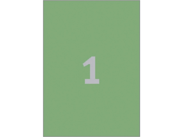 etiket avery zweck l/i/k 3472 a4 groen