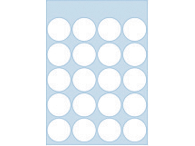 etiket herma 1870 rond 19mm 100st wit