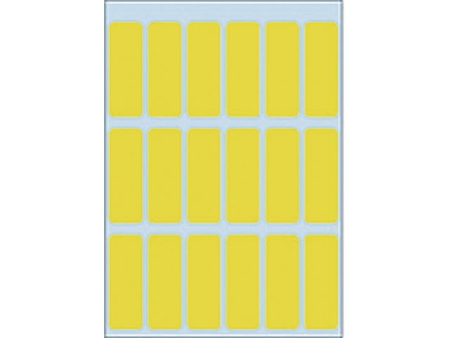 etiket herma 3651 12x34mm 90st geel