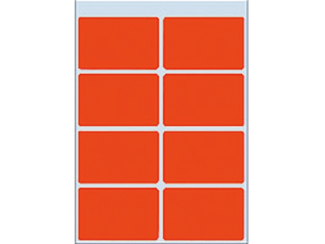 etiket herma 3692 26x40mm 40st rood