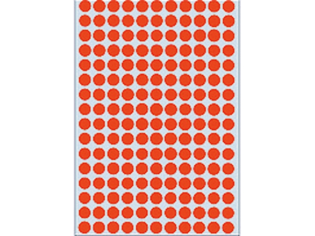 Kantooretiket rond rood 5632st