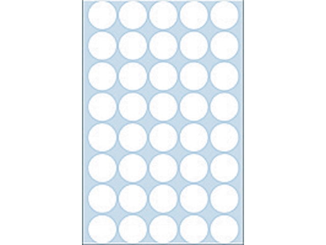 Herma etiket 2250 rond 19mm 1280st