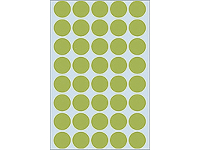 Herma etiket 2255 rond 19mm groen