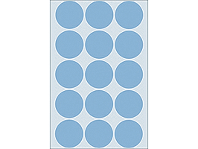 Etiket herma 2273 rond 32mm 480st blauw