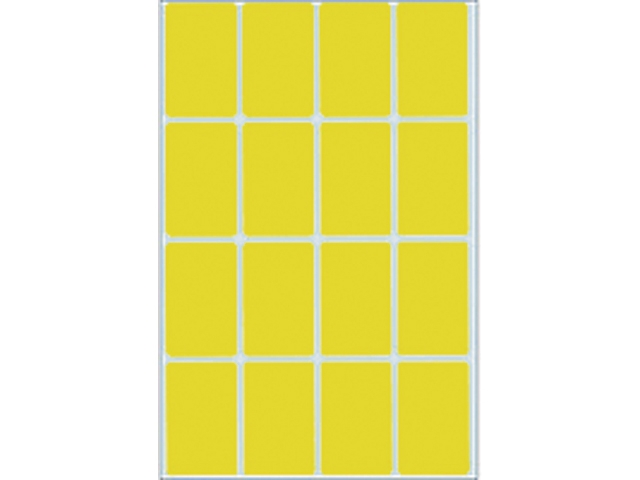 Etiket geel 512st 25x40mm