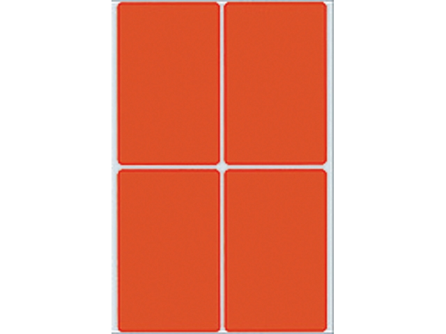 etiket herma 2492 52x82mm 128st rood