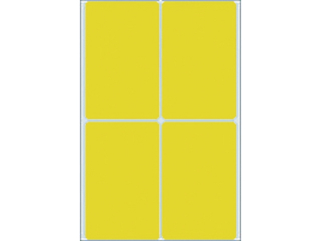 etiket herma 2491 52x82mm 128st geel