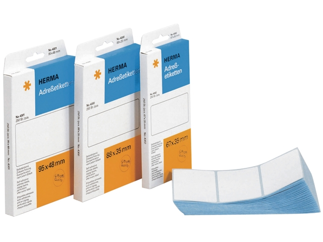 etiket herma adres 4302 67x35mm 250st