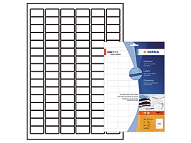 etiket herma inkjet 8832 30.5x16.9mm wit