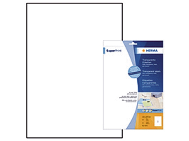 etiket herma kopieer 4375 a4 transp 25st