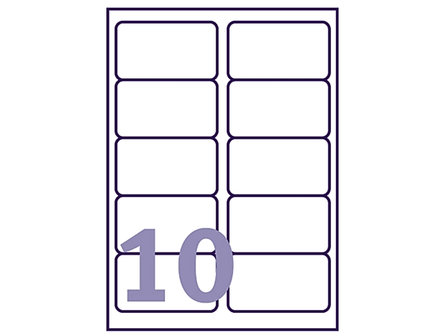 Adresetiket 10010st 99.1x57