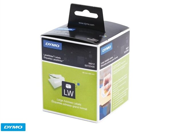 Etiket Dymo LabelWriter adressering 36x89mm