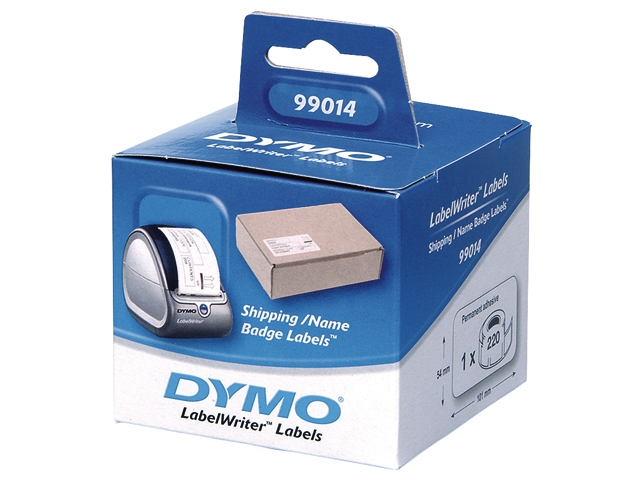 Etiket Dymo LabelWriter naamkaart 54x101mm