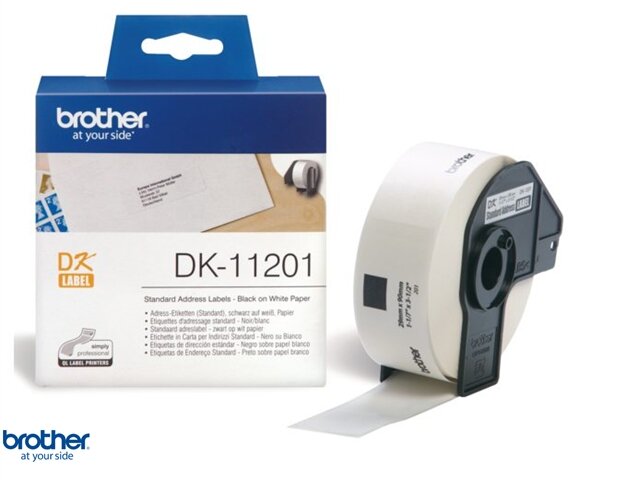 Brother etiket dk-11201   90mmx29mm