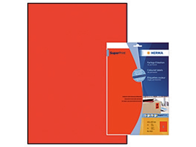 etiket herma kopieer 4422 a4 rood