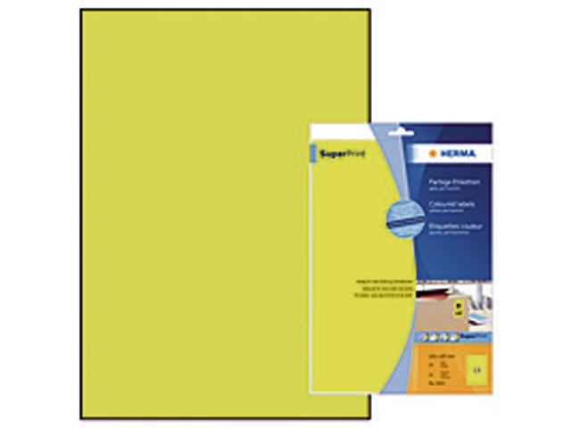etiket herma kopieer 4421 a4 geel
