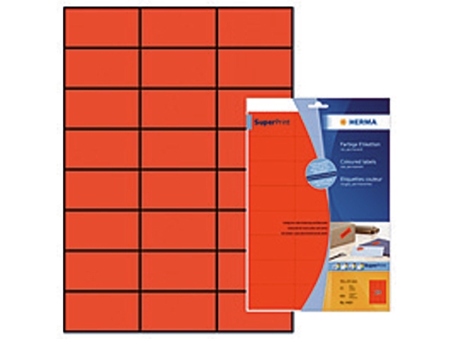 etiket herma kopieer 4467 70x37mm rood