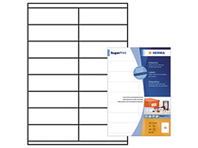 etiket herma superprint 4427 105x35mm wit