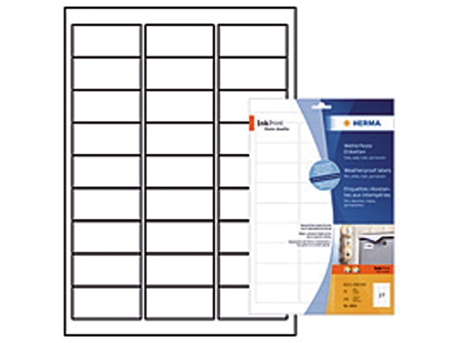etiket herma inkjet 4864 63.5x29.6mm 270st