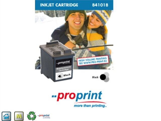 Inktcartridge Quantore HP C9351A 21XL zwart