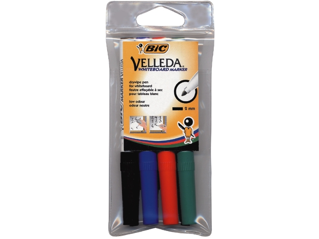 viltstift bic 1744 whiteboard rond 2mm ass