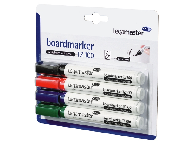 Viltstift lega tz100 whiteboard rond 2mm 4st