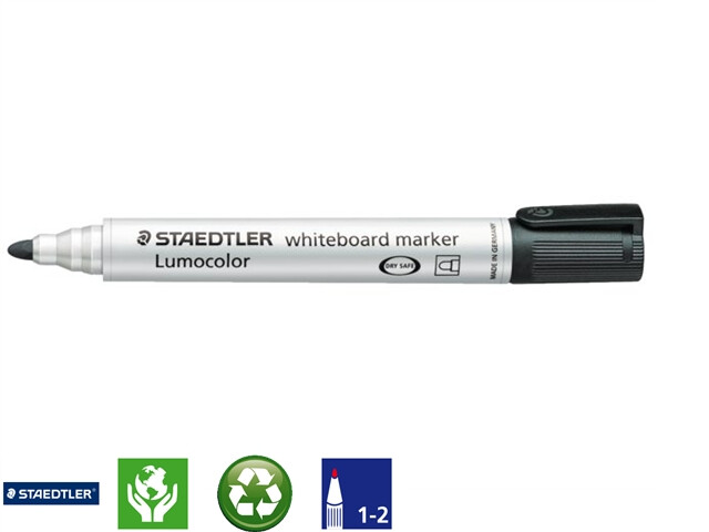 Steadtler whiteboard stift    zwart