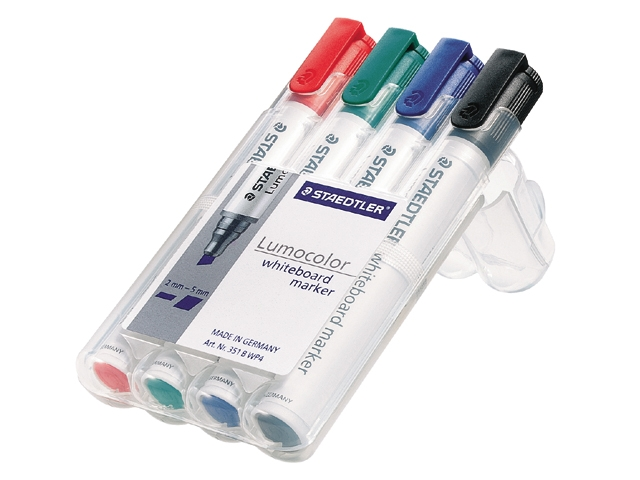 Viltstift whiteboard rond assorti