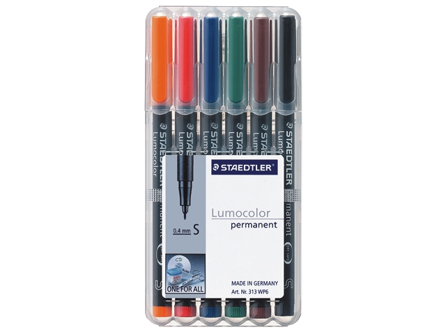viltstift staedtler ohp lumocolor sf 313 wp6