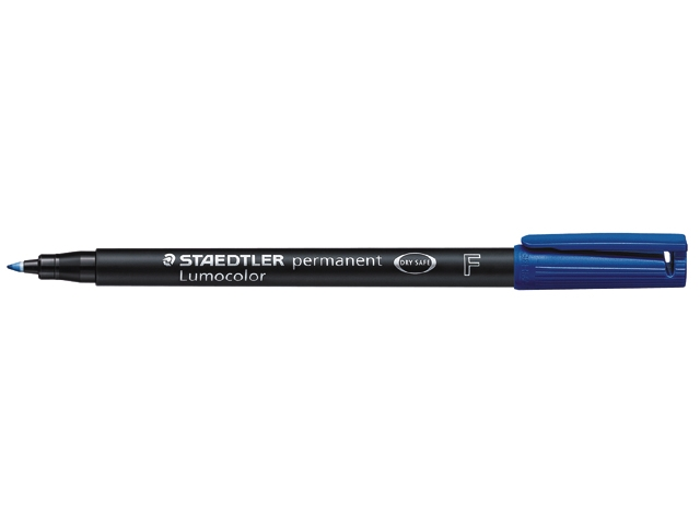 Overheadviltstift blauw fine
