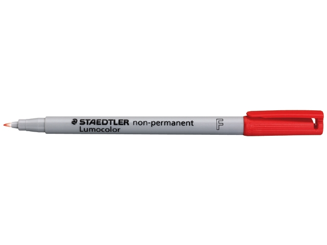 Overheadviltstift fine rood