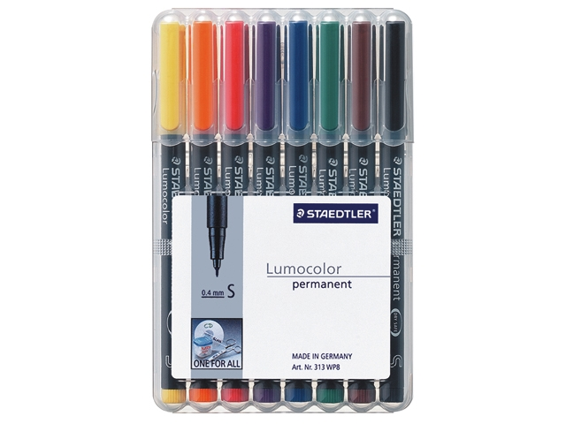 viltstift staedtler ohp lumocolor sf 313 wp8