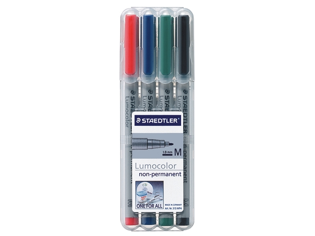 viltstift staedtler ohp lumocolor m 315 wp4