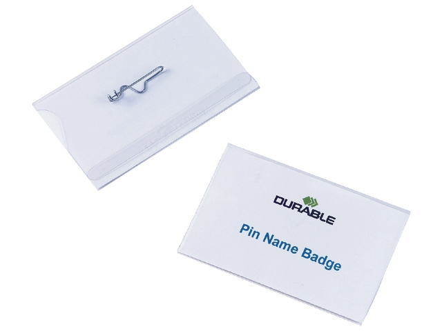 badge durable 8004 met speld 54x90mm