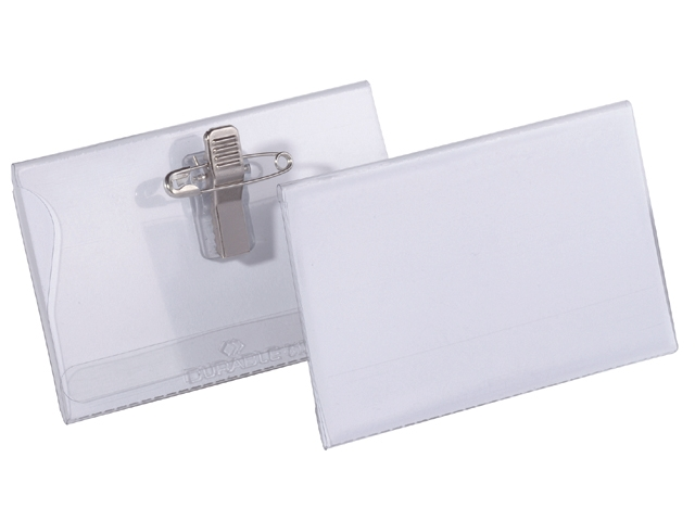 Badge+clip en speld 55x90 mm