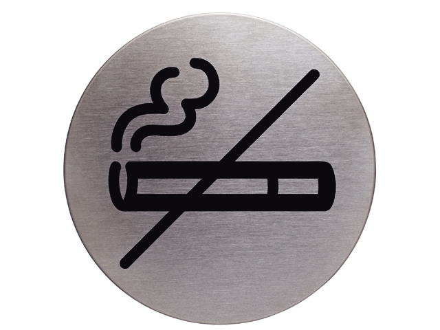 infobord pictogram durable niet roken rond 83