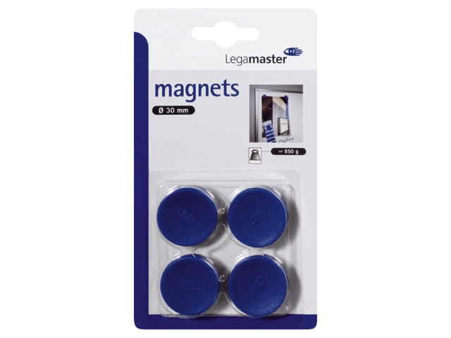 Magneet legamaster 30mm blauw   (4)