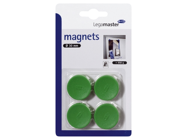 Magneet legamaster 30mm groen (4)