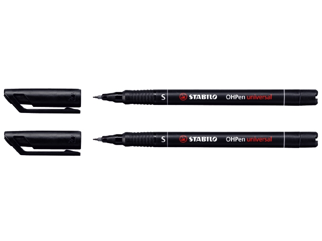 viltstift stabilo ohp sf841 perm rond 0.4mm z