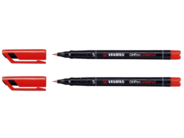 viltstift stabilo ohp sf841 perm rond 0.4mm r
