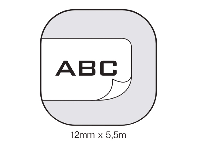 Labeltape Dymo Rhino industrieel polyester