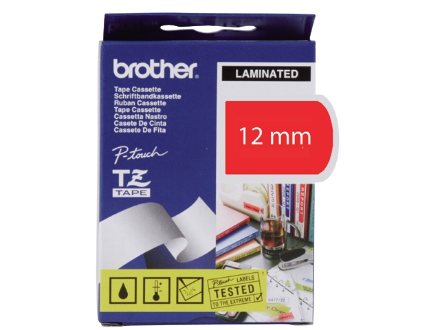 lettertape brother p-touch tz435 12mm hard rd