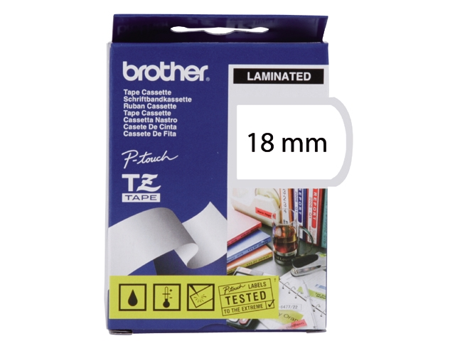 lettertape brother p-touch tz141 18mm transp/