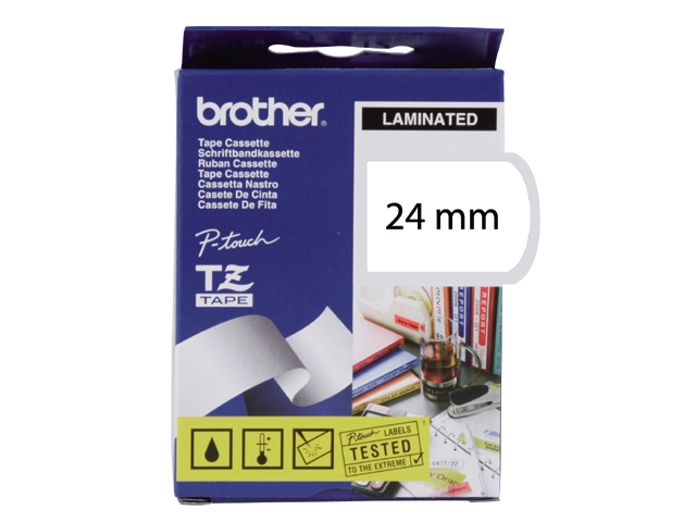 lettertape brother p-touch tz151 24mm transp/