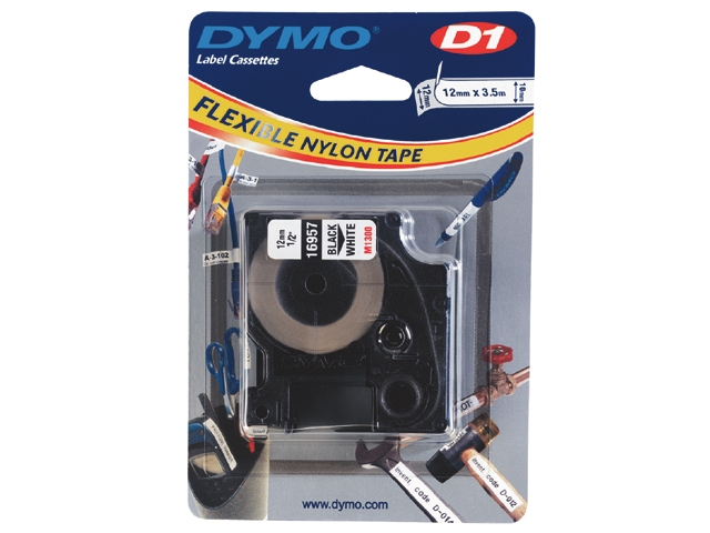Labeltape Dymo LabelManager D1 nylon 12mm