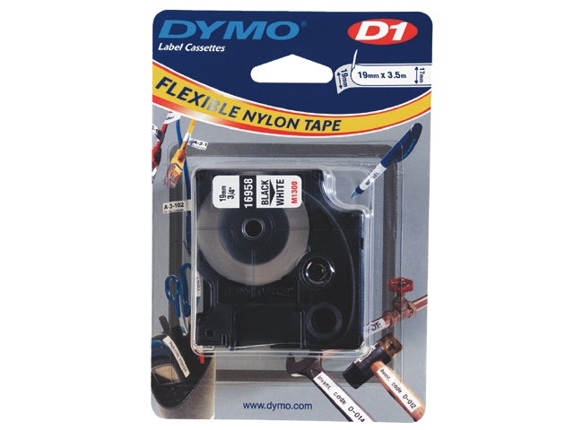Labeltape Dymo LabelManager D1 nylon 19mm
