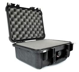 Peli 1400F koffer zwart met foam