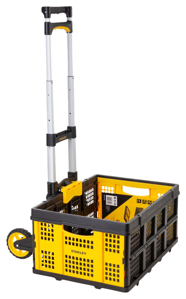 Stanley trolley met opvouwbare krat