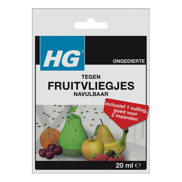HGX fruitvliegjes val met 1 navulling 20ml