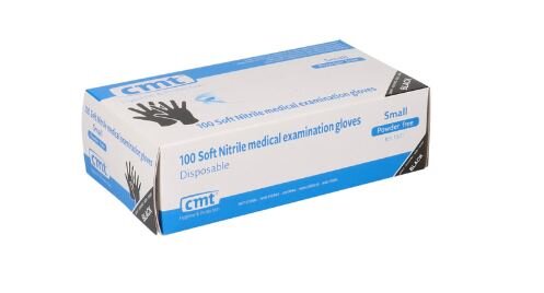 CMT wegwerphandschoen nitril blauw maat M